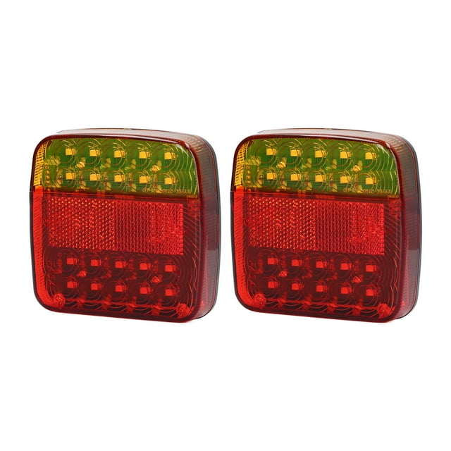 Trailer Lights Kit, DC5V Easy Installation Magnetic Wireless Trail Lights Red Yellow For RVs
