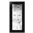 thumbnail image 2 of ArtToFrames 8x20 Inch Satin Black Reverse Step Picture Frame, This Black Wood Poster Frame is Great for Your Art or Photos, Comes with Regular Glass (1419), 2 of 7