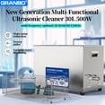 thumbnail image 2 of Limpiador ultrasónico multifrecuencia GRANBO 28/40/68/80/120 KHz 30 L 500 W Reducción de ruido Barrido inteligente Pulso Desgasificador, 2 of 5