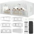 thumbnail image 4 of Yeshouse Carpa plegable de 3 x 6 m con ventanas de polietileno, bolsa con ruedas, paredes laterales extraíbles, refugio impermeable para fiestas, jardines, eventos y bodas, 4 of 9