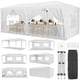 thumbnail image 4 of Yeshouse Carpa plegable de 3 x 6 m con ventanas de polietileno, bolsa con ruedas, paredes laterales extraíbles, refugio impermeable para fiestas, jardines, eventos y bodas, 4 of 9