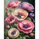 thumbnail image 1 of Kit de pintura por números sobre lienzo, arte al óleo artesanal, decoración de imagen de flor de Papaver, 40x50cm, 1 of 9