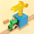 thumbnail image 2 of Escena de coche magnético multifuncional de madera Thomas compatible con pista de madera Thomas, 2 of 5