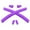 Purple, variant on Vonxyz Black Replacement Earsocks Nosepieces Rubber Kits for Oakley Romeo 2 Sunglasses
