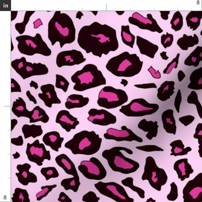 Hot Pink Cheetah Fabric, Wallpaper and Home Decor