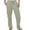 Beige, variant on Mens Casual Jog Pants Fashion Solid Color Try Breathable Cotton And Linen Pocket Elastic Waist Large Size Trousers Beige Yoga Pants Lounge Pajama L
