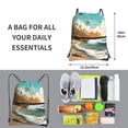 thumbnail image 2 of Xecao Coastal Palm Beach for Drawstring Bags,Pull String Backpack Bags,String Bag Sackpack, 2 of 6