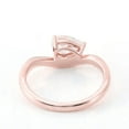 thumbnail image 3 of solitaire jewels 1.35CT Pear Moissanite Solitaire Engagement Ring For Women, 14K Rose Gold, 3 of 6