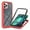 Red, variant on Decase for iPhone 14 Pro Max Case, Full Body Protection Shockproof Rubber Rugged Phone Cover Built-in Screen Protector - Clear Back Phone Cases Design for iPhone 14 Pro Max, Black