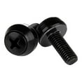 thumbnail image 3 of StarTech.com M6 x 12mm - Screws - 50 Pack, Black - M6 Mounting Screws for Server Rack & Cabinet (CABSCREWSM6B) - Screw kit - black (pack of 50) - for P/N: RACK-18U-20-WALL-OA, RACK-21U-20-WALL-OA, RACK-24U-20-WALL-OA, RK12OD2, RK3236BKF, 3 of 4