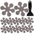 thumbnail image 4 of FELTECHELECTR Anti Slip Bathtub Strips Bathtub Stickers Single Sided Release Paper 1 Set 8X8X0.1CM, 4 of 8