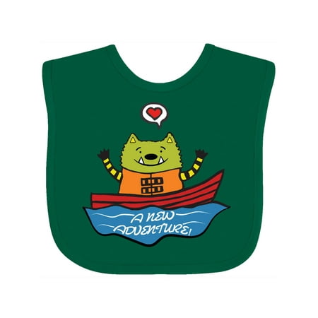 

Inktastic A New Adventure Gift Baby Boy or Baby Girl Bib