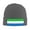 Deep Heather, variant on Sierra-Leone Flag Beanie Hat Men Women Warm Printed Cap Knit Beanies Hats Outdoor Winter Blue