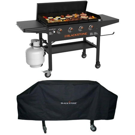 Blackstone Original 4-Burner 36" Propane Omnivore Griddle With Protective Soft Cover