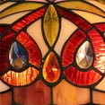 thumbnail image 6 of COOPER Tiffany-style 3 Light Victorian Double Lit Table Lamp 16" Shade, 6 of 8