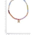 thumbnail image 3 of Time and Tru Goldtone Multicolored Bead Initial "H" Necklace, 3 of 6