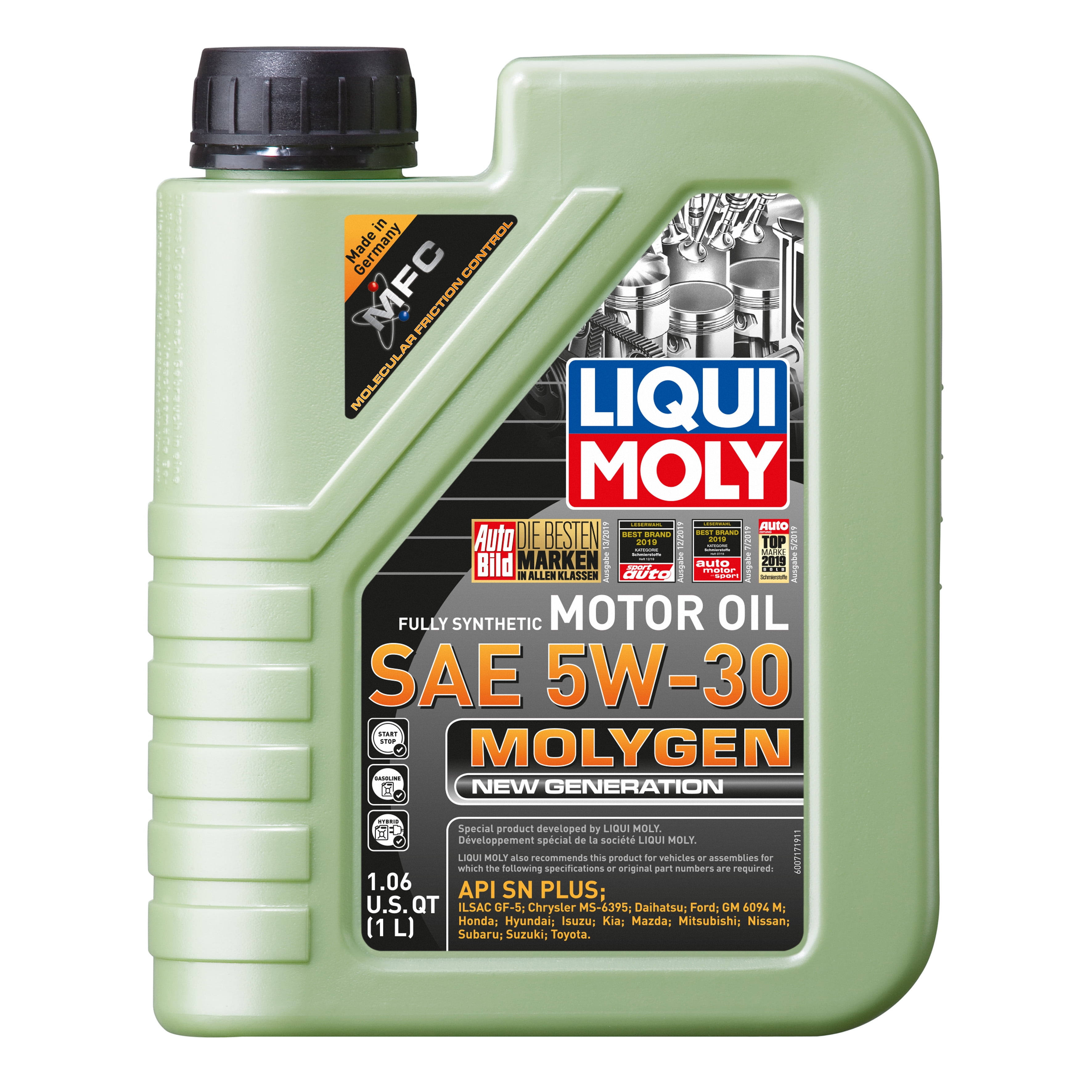 LIQUI MOLY 1L Molygen New Generation Motor Oil 5W-30 - Walmart.com
