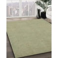 thumbnail image 3 of Ahgly Company Machine Washable Indoor Rectangle Abstract Olive Green Area Rugs, 7' x 10', 3 of 7