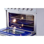 Thor Kitchen 36 Inch Professional 6 Burner Gas Range Oven, Stainless Steel