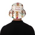 thumbnail image 5 of Honeii Beautiful Black African Woman In Ethnic Dress for Unisex Bucket Hat Waterproof Rain Hat Reversible Shiny Rave Bucket Hat for Concert Festival Boonie Cap, 5 of 6