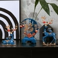 thumbnail image 1 of Estatua de reno, adornos de reno, pareja moderna, estatuilla de ciervo, estatua, figuras de reno para gabinete, sala de estar, decoración de oficina Macarena Estatua del ciervo alce, 1 of 8