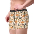 thumbnail image 2 of Yiaed Autumn With Hedgehog Print Men's Soft Cotton Boxer Shorts Breathable Boxers Underwear Moisture-Wicking Underwear Stretch Boxer Briefs for Man-X-Large, 2 of 5