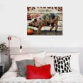 thumbnail image 5 of Nawypu Animals Canvas Wall Art for Farmhouse,Farm Animal Wall Decor, Cow Sheep Pig Rooster Wall Pictures,Canvas Prints Painting,Framed Artwork for Home Living Room Bedroom Decoration,Ready to Hang, 5 of 5