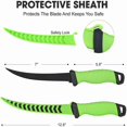 thumbnail image 5 of Fishing Boning Knife 5" Professional Fish Fillet Knife with Sheath Slicing Knives for Fishing and Meat Cutting Stainless Steel Scraping Coating Blade, 5 of 7
