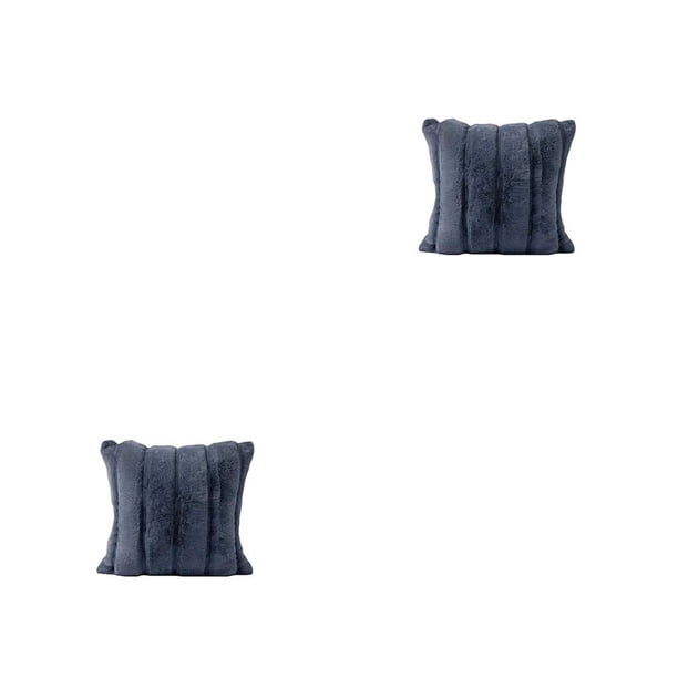 Toystoory Throw Pillow Covers Funda de almohada Forma cuadrada Funda de cojín Sofá Coche Sala de estar Cojines Accesorios Gris 45x45cm Gris 45x45cm 2piezas