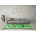 thumbnail image 3 of Ahgly Company Indoor Square Persian Emerald Green Traditional Area Rugs, 3' Square, 3 of 4