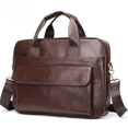 thumbnail image 3 of Bolso de negocios para hombre, bolso de mano para hombre, de piel auténtica, de moda, de piel de vaca de capa superior, maletín, bolso para ordenador para hombre, 3 of 6