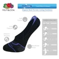 thumbnail image 4 of Fruit of the Loom Women's CoolZone Cotton Lightweight No Show Socks, 6-Pack, 4 of 5