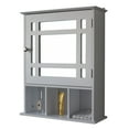 thumbnail image 4 of Three Compartment Storage Bathroom Cabinet - Espresso/White White, 4 of 5