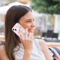 thumbnail image 4 of Slim Fit Phone Case for iPhone 15 (Not fit 15 Pro),Shiny Ring Kickstand Case for Girls,Camera and Screen Protection Cover for iPhone 15 (6.1 in.),ZHDD Rose Gold, 4 of 8