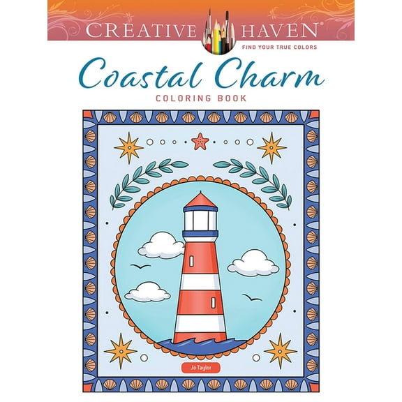 Adult Coloring Books: Sea Life Creative Haven Coastal Charm Coloring Book, (Paperback)