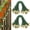 Gold, variant on 25 Pack Christmas Garland Ties with Bells, 20 Inch Decorative Twist Ties for Garland, Wreath, Stair Railing, Banister, Mantel, Front Door,Reusable Flexible Holiday Christmas Decorating Supplies,Gold