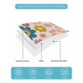 thumbnail image 4 of Twin Quilt Bedding Set, Vintage Boho Floral Reversible Summer Quilt 3 Pieces, Yellow Pink Floral Bohemia Beige Lightweight Bedspreads Coverlets with 2 Pillow Shams for All Seasons, 4 of 5