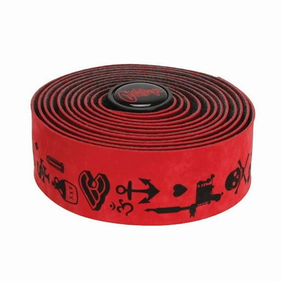 Cinelli Velvet Handlebar Tape, Mike Giant - Red