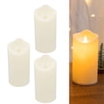 thumbnail image 4 of Flameless LED Candle, Safe LED Tea Light 3Pcs Beautiful Electronic  For Festival, 4 of 8