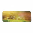 thumbnail image 1 of Flower Computer Mouse Pad, Hazy Dandelion Field Wild Nature Pastel Grass Spring Themed Floral Work of Art, Rectangle Non-Slip Rubber Mousepad Large, 31" x 12" Gaming Size, Yellow Green, by Ambesonne, 1 of 2