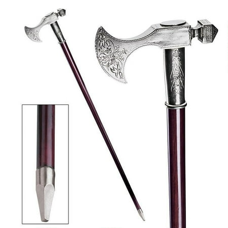 Design Toscano Bavarian Pewter Walking Stick