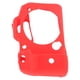 thumbnail image 5 of Funda de silicona suave para cámara, funda protectora de silicona antideslizante para cámara digital R7, color rojo, 5 of 12
