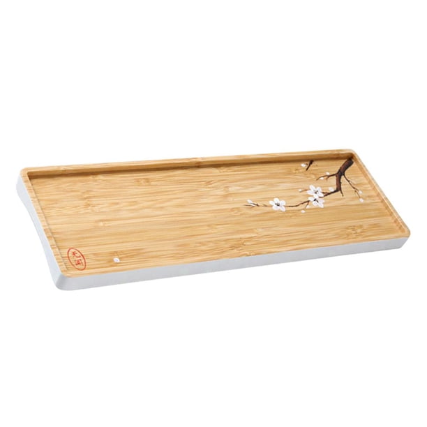 de Té Japonesa inconfundible de Té de Té de Bambú Bandeja de Bambú Suministros de Té es Tipo B