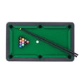 thumbnail image 1 of Tabletop Billiards Table Set, High Simulation Interactive Miniature Pool Table Set 11 Balls Exercise Coordination Compact  For Home Play For Double Player, 1 of 8