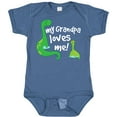 thumbnail image 3 of Inktastic My Grandpa Loves Me Dinosaur Boys Baby Bodysuit, 3 of 5