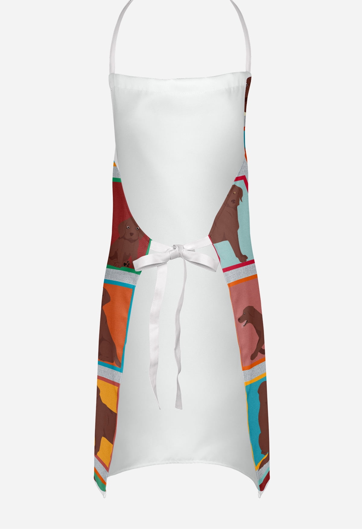 Lots of Chocolate Labrador Retriever Apron 27 in x 30 in