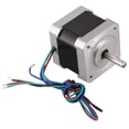thumbnail image 2 of 2X Motor Paso A Paso HíBrido NEMA 17 42 0.9 Grados 40 mm 1.68A Motor Paso A Paso de 2 Fases para Enrutador CNC, 2 of 8