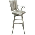 thumbnail image 2 of Set of 3 Outdoor Indoor Counter Stools - Jenna PB Arms - White Fabric - Beige, 2 of 5