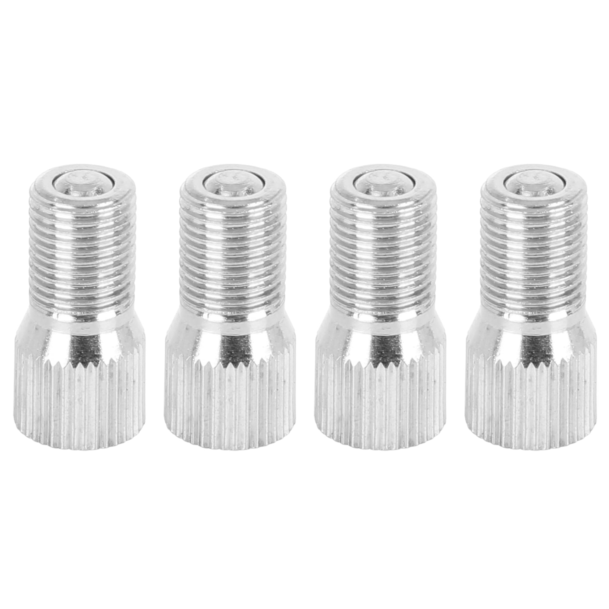 4pcs 19mm Chrome Tyre Wheel Valve Stem Cap Extension Extender Silver