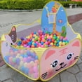 thumbnail image 4 of Casa de juegos para niños Tienda de campaña para niños Jirafa Play House Cartoon Cast Baloncesto Piscina Juguete Amarillo Barbie Nuevos Originales, 4 of 6